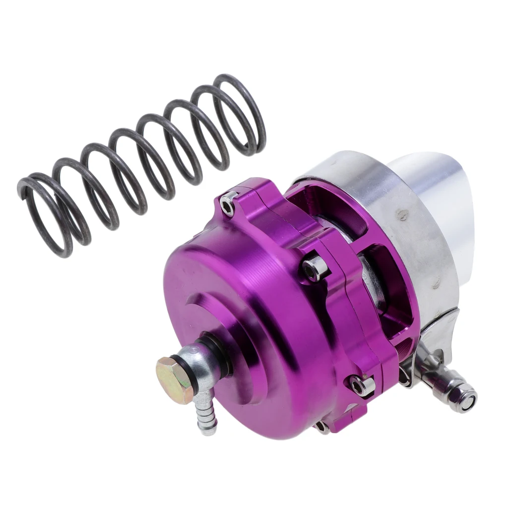 Алюминиевый 50 мм внешний турбо V Band мусорный турбонагнетатель фланец - Цвет: Purple 50mm