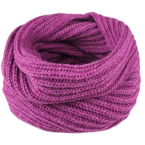 FURTALK, зимний шарф, детский вязаный шарф с кольцом для девочек и мальчиков, теплый шарф для малышей, мягкие шарфы с кольцом, розовый, черный, серый цвет - Цвет: Mixed Rose
