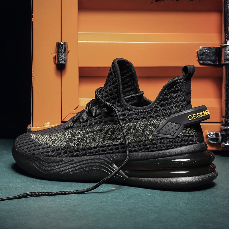 

CASOIPRA Men Shoes 2020 New Black Sneakers Men Breathable Lace-up Mesh Men Casual Shoes Tenis Masculino Summer Trainers Zapatos