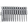 11pcs 12pcs Security Bit Set Tamper Proof Screwdriver Drill Bit Screw Driver Bits Torx Flat Head 1/4