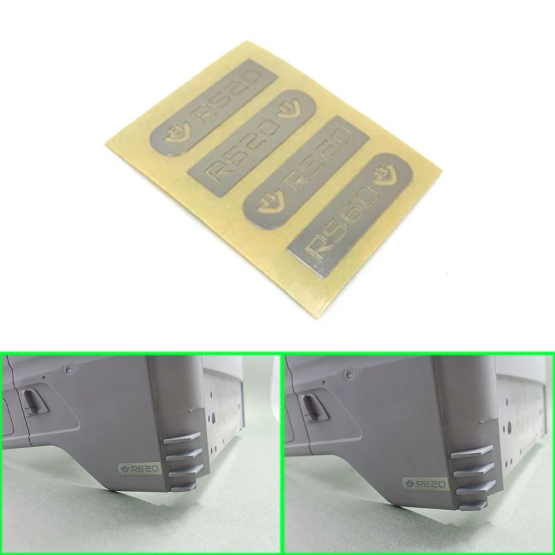 Autocollants décoratifs latéraux de modèle pour Tamiya RC camion 1/14, pièces de bricolage