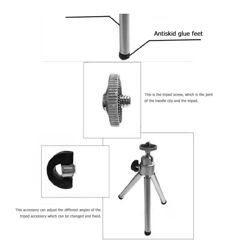 ALLOYSEED выдвижной штатив для камеры из алюминиевого сплава гибкий прочный Gorillapod