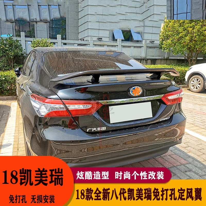 Высококачественный задний спойлер Неокрашенный из АБС-пластика для Toyota Camry 2018-2019