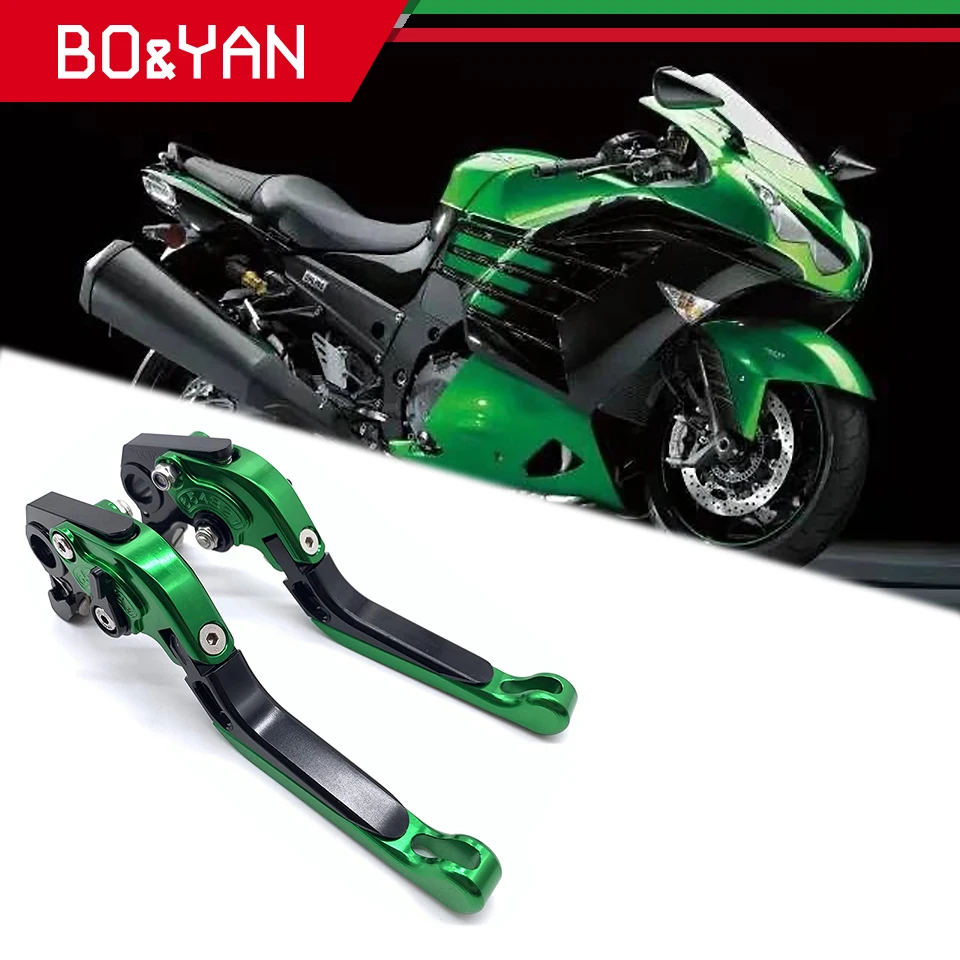 Для Kawasaki ZX14R GTR1400 CONCOURS 2007 2019 ZX1400 ZZR1400 2006 2017 складной выдвижной Рычаг Сцепления