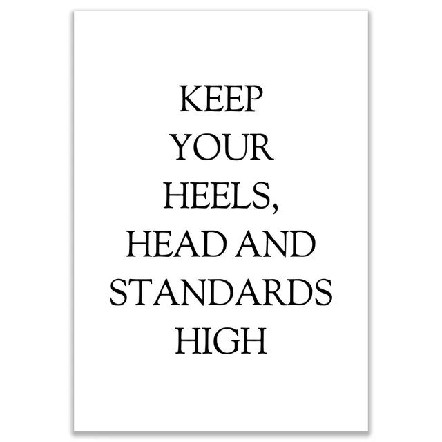 Nordic-Black-And-White-Girl-Boss-High-Heel-Canvas-Painting-Poster-Print-Living-Room-Bedroom-Wall (4)