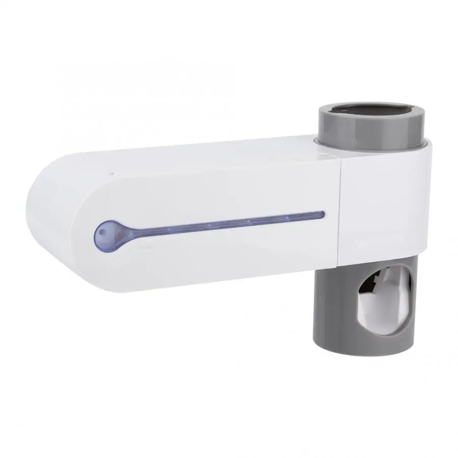 3in 1 УФ стерилизатор зубных щеток настенный автоматический диспенсер для зубной пасты для ванной ЕС 100-240V