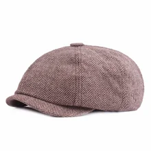 Octagonal Beret Adults Washable Twill Weaving Cotton Blend Men Cap Newsboy Ergonomic Design Painter Outdoor Adjustable Portable