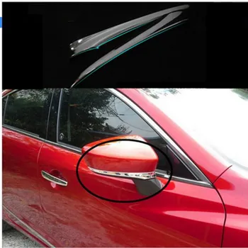 

For Mazda 6 M6 Atenza 2014 2015 2016 2pcs per set car styling Exterior Accessories Rear view mirror cover mirror trim bezel Fit