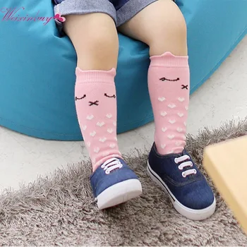 

Baby Girls Boys Knee High Socks Animal School Cotton Anti-slip Kids Toddler Socks for Children Hot Sale Hot