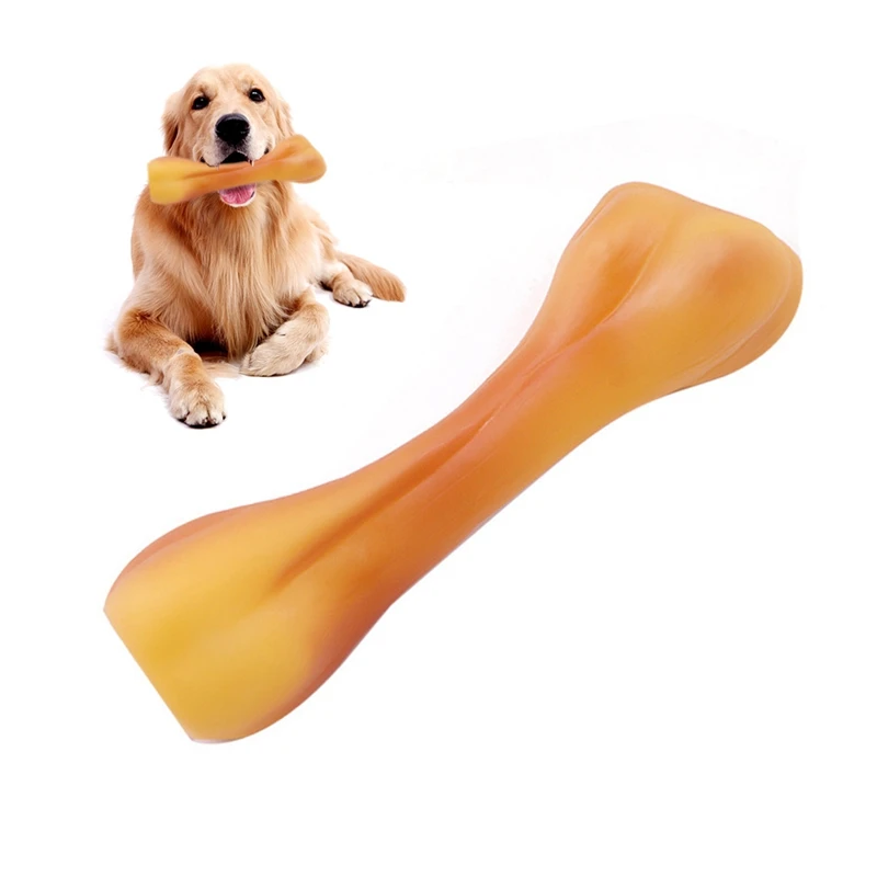 Игрушка для собачьей кости пищалка силиконовый молярный укус устойчивая эластичность жевательная игрушка Интерактивная скучно Нетоксичная безопасность игрушки Щенок зубочистка