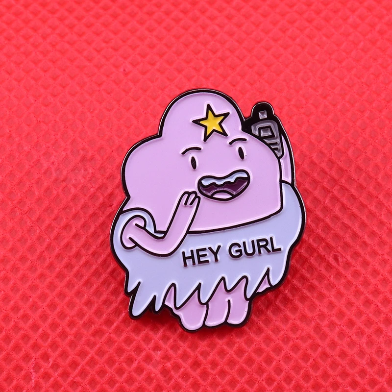 Брошь Hey gurl в стиле принцессы Время приключений|Броши| |