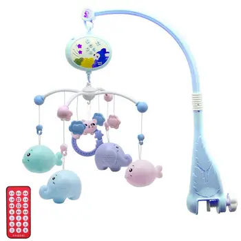 

Baby Crib Bell Crib Rotation Soothing Bell Newborn Educational Toy With Music Light For Infants Toddlers
