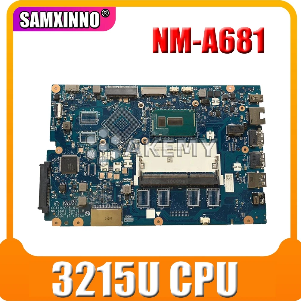 Бесплатная доставка Для For Lenovo Ideapad 100-15IBD 100 15IBD CG410/CG510 NM-A681 Материнская плата
