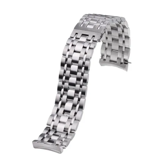 SILVER Ремешок 20 мм для часов T059507A серебристый цветной прочный ремешок из нержавеющей стали для часов T059528A - Цвет ремешка: SILVER