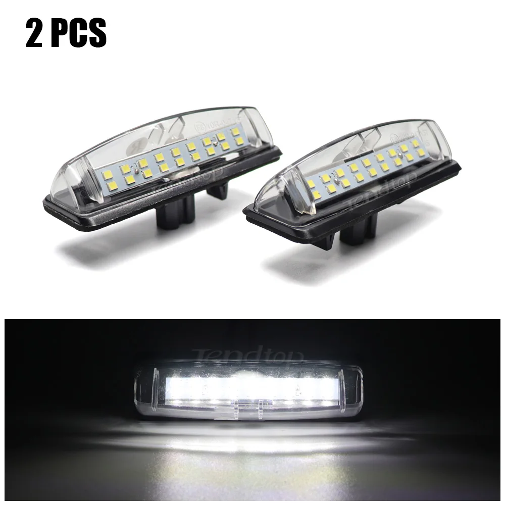  MALOOS 2 unids coche LED matrícula luces 12 V placa lámpara  bombilla para Prius ZVW30 para Venza para matriz para Lexus CT200H :  Automotriz