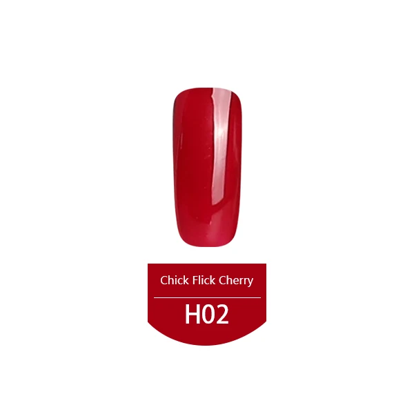 H02 Гель-лак 15 мл полуперманентный замачиваемый Гель-лак для ногтей Lakiery Hybrydowe Гибридный Гель-лак для маникюра - Цвет: H02