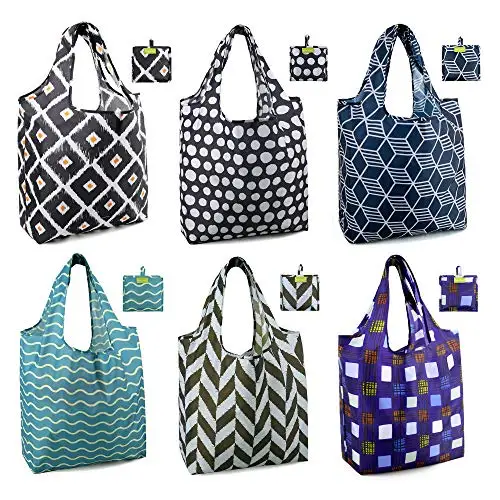 Shopping bag foldable grocery handbag