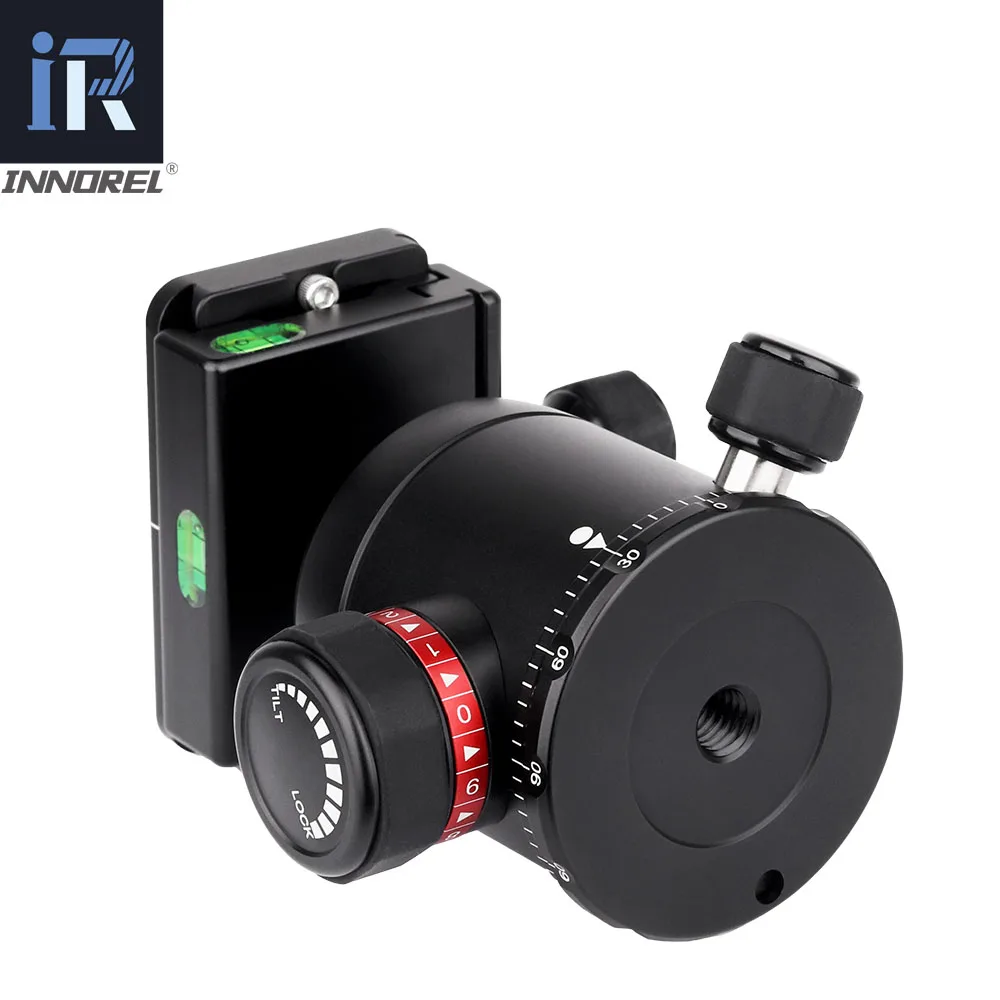 Tripod Ball Head INNOREL K36/K44 36mm/44mm Professional Tripod Ball Head Aluminum Panoramic Arca Swiss Structure Max Load 20/25kg for Camera DLSR