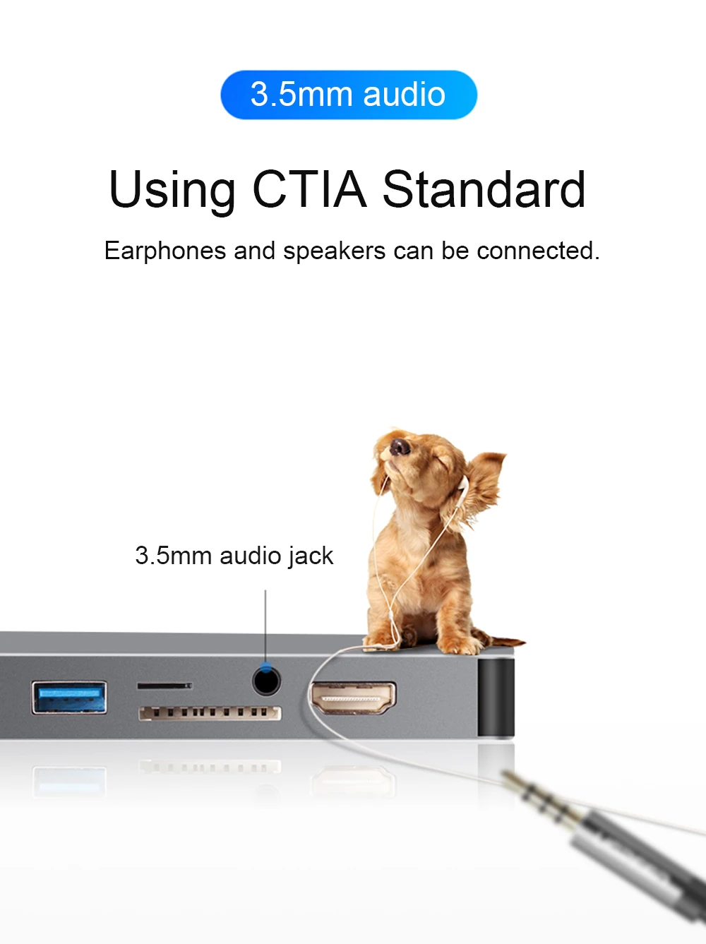 8 в 1 type C концентратор USB-C-HDMI RJ45 Gigabit 3,5 мм аудио SD TF кардридер USB3.0 PD зарядный USB-C Кабель-адаптер для ноутбука Mac