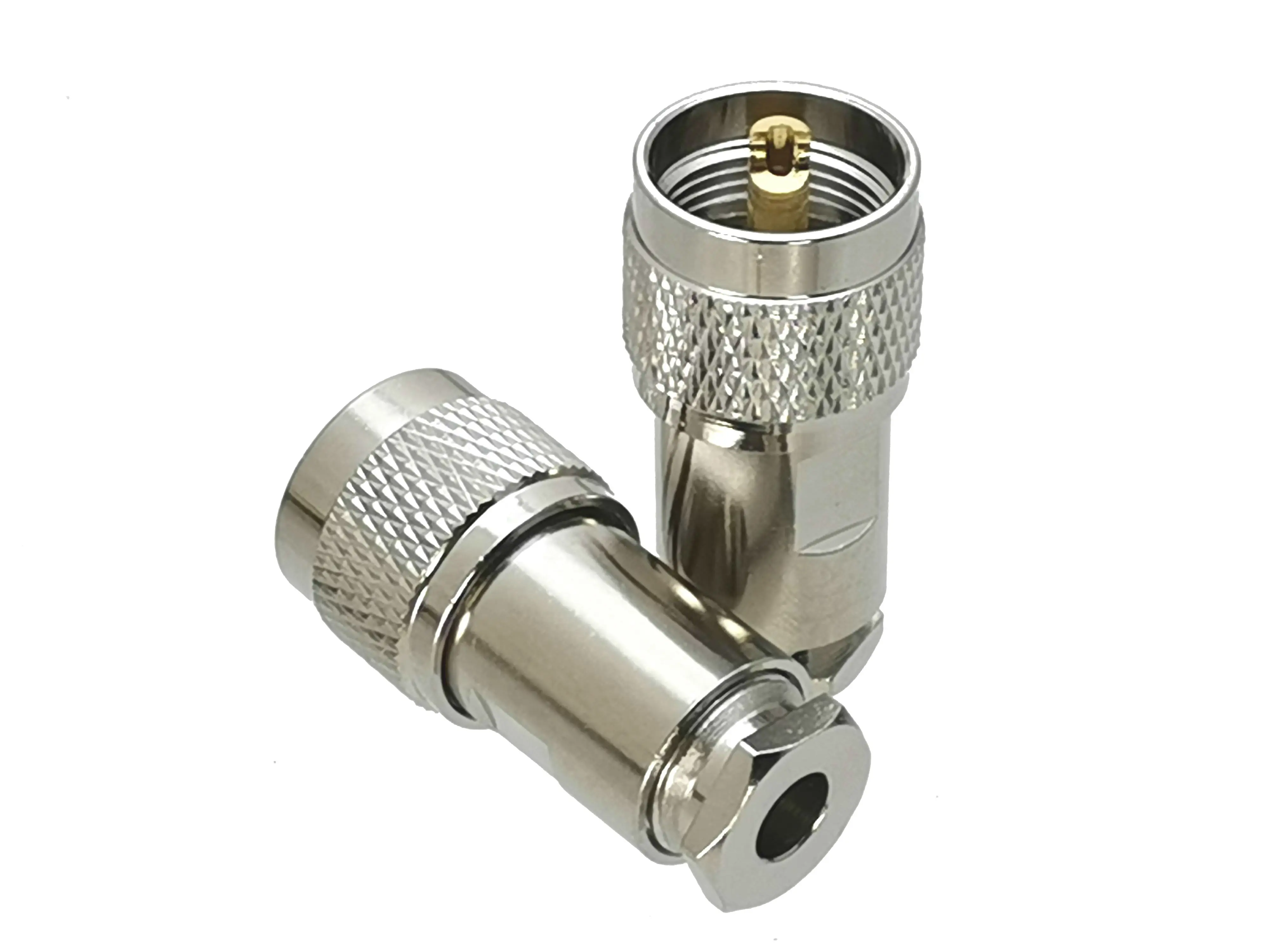 1Pcs UHF PL259 Male PLUG clamp RG8 LMR400 / RG5 RG6 / RG8X LMR240 / RG58 RG142 LMR195 RF Coaxial connector Wire Terminal