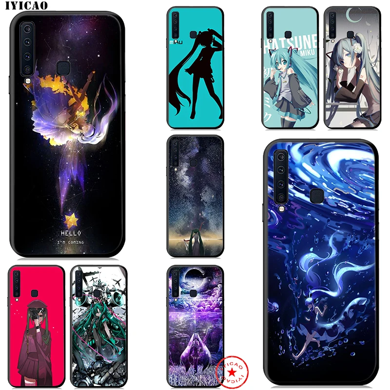 Мягкий чехол IYICAO Hatsune Miku для samsung Galaxy A9 A8 A7 J6 A6 Plus 2018 A3 A5 2016 2017 Силиконовый ТПУ |