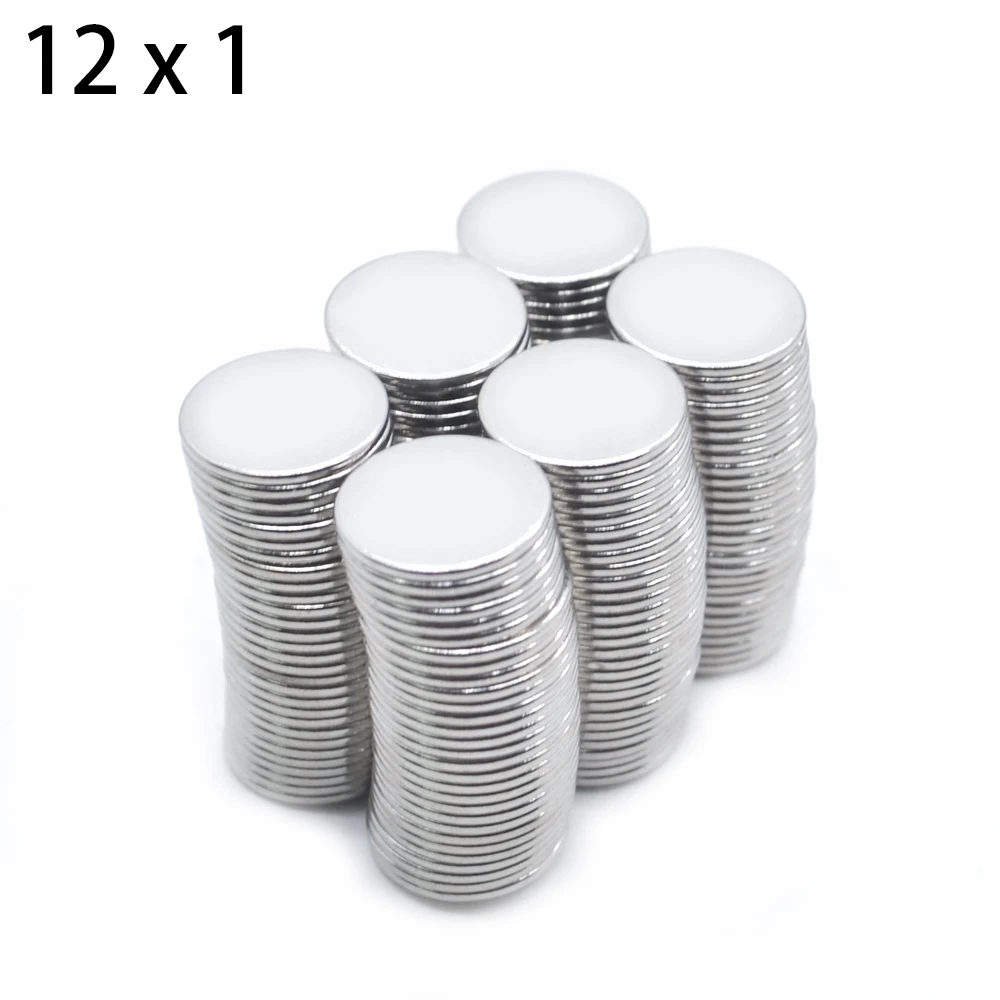 

5000 pcs 12 mm x 1 mm very strong Round disk magnet 12x1 rare earth neodymium N50 circular magnet permanent magnet 12 mm * 1 mm