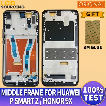 

Original Middle Frame For Huawei P Smart Z Front Frame STK-LX1 Housing Frame Bezel For Honor 9x Middle Frame Replace HLK-AL00