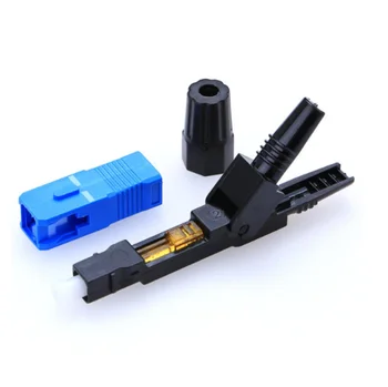 

100PCS SC Optic Fiber Quick Cold FTTH SC Single Mode UPC Fast Connector