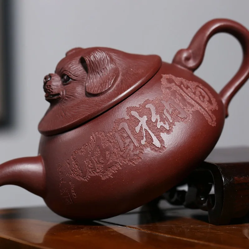 2650 Masters Entirely Handmade Cai Hannaford of Inner Wall Chapter Holding Pot According Using American Yixing Clay Teapot New S