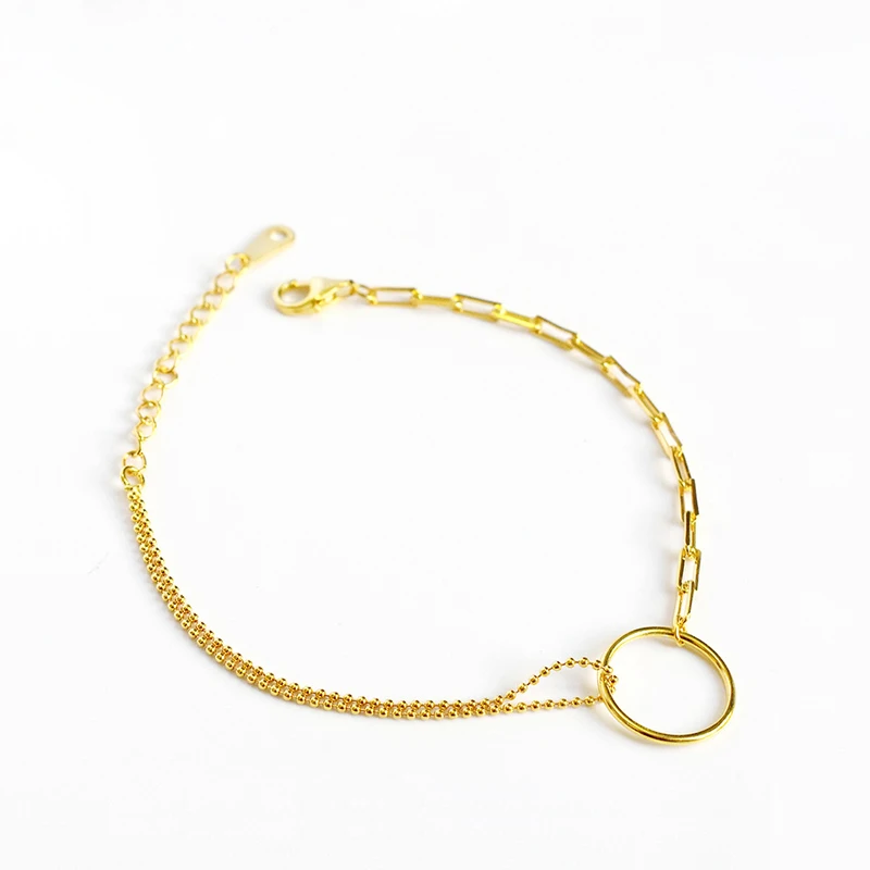 La Maxza, браслеты из стерлингового серебра 925 пробы для женщин, Круглый Женский дизайнерский серебряный браслет 925, женские золотые женские аксессуары