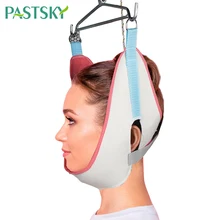 Adjustable Hanging Cervical Traction Belt Breathable Canvas Sling Tractor Stretch Neck Care Medical Chiropractic Pain Relief