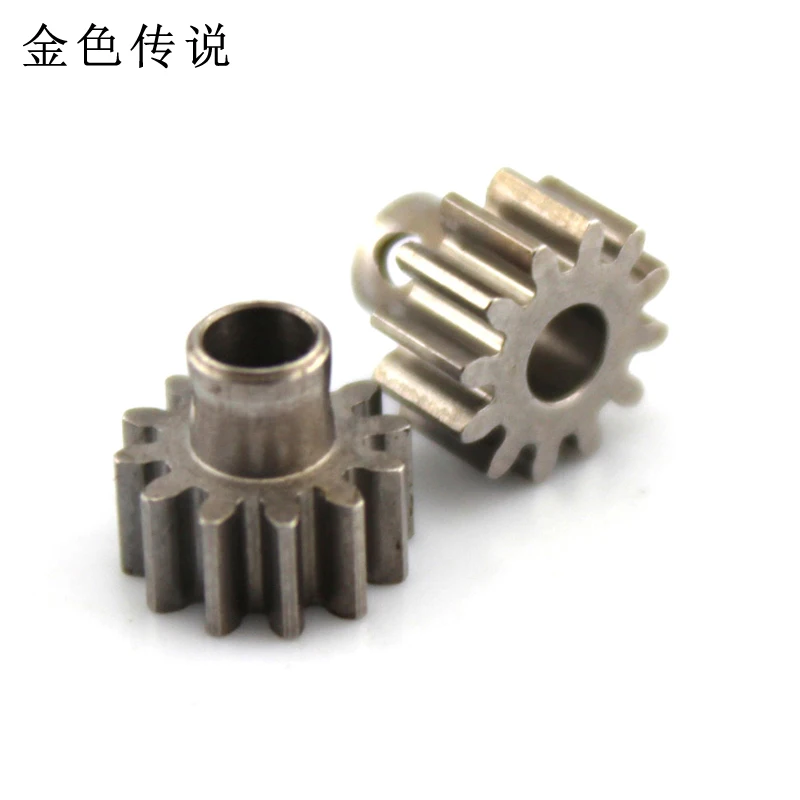 

0.6-12T-7.5H-3.17 hole silver steel gear spindle gear 45 steel gear motor 0.6 modulus