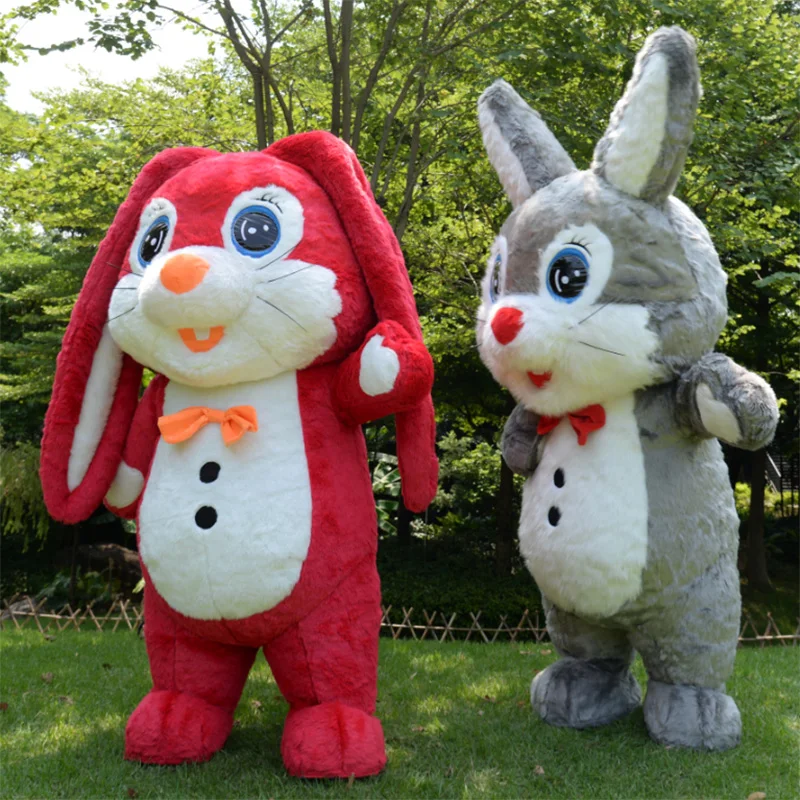 2018 Vente d'usine discount Costumes de mascotte de lapin de Pâques Lapin  Taille adulte Pâques Noël