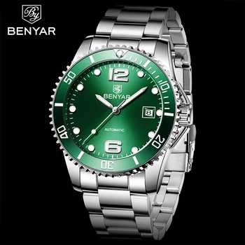 

2020 BENYAR Top Brand Men Mechanical Watch Automatic Fashion Luxury Stainless Steel Male Clock