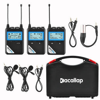 

Kacallap Lavalier Wireless Microphone Vlog Microphone Camera Microphone Recording Interview One Drag Two