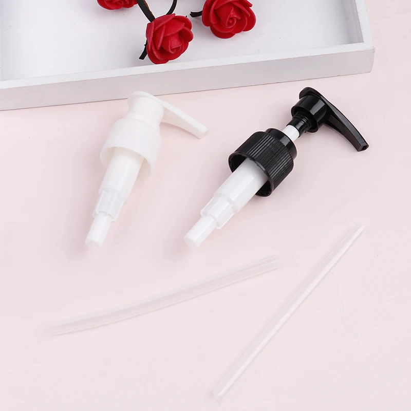 1pc Black/White Liquid Soap Lotion Pump Dispenser Arc Nozzle Foaming Bottle Pump Soap Mousses Liquid Dispenser 18.8*2.5cm