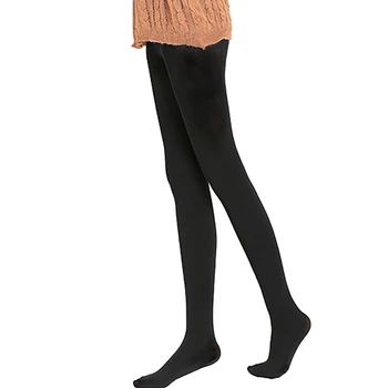 

Fashion High Waist Thin Tights Anti-Hook Silk 120 D Velvet Base Tights With Leg Tights