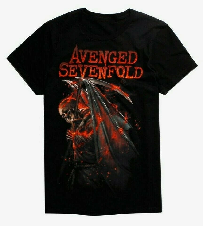 New Avenged Sevenfold Space The Stage Rock Band Men/'s Black T-Shirt Size S-3XL