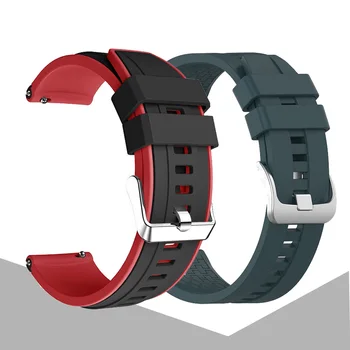 

20MM/22MM Double Color Silicone Sport Watch Band Strap Fit for Seiko Diver Scuba