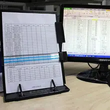 Металлический регулируемый компьютерный держатель для документов, подставка для книг, рамка для чтения