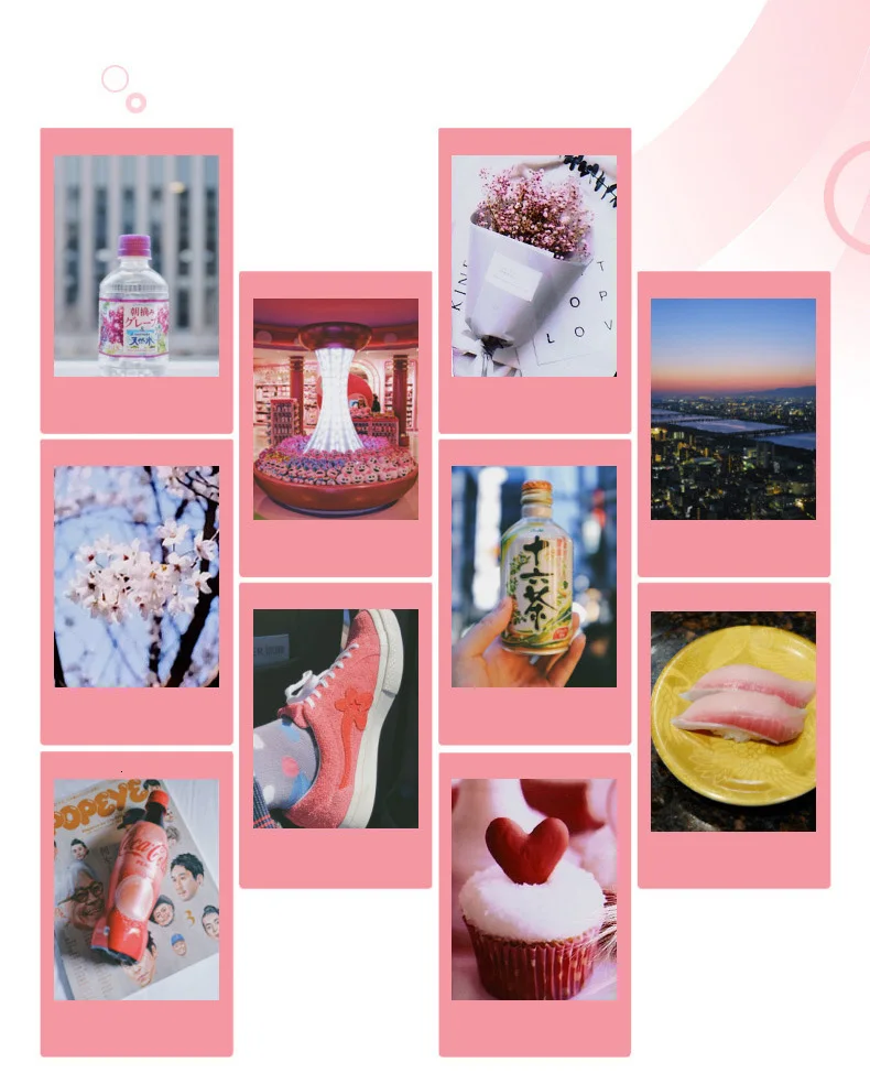 Fujifilm Instax Mini 8 пленка 10 листов Розовый Лимонад Fuji фотобумага для 70 50s 7s 90 25 Share SP-1 SP2 LOMO мгновенная камера