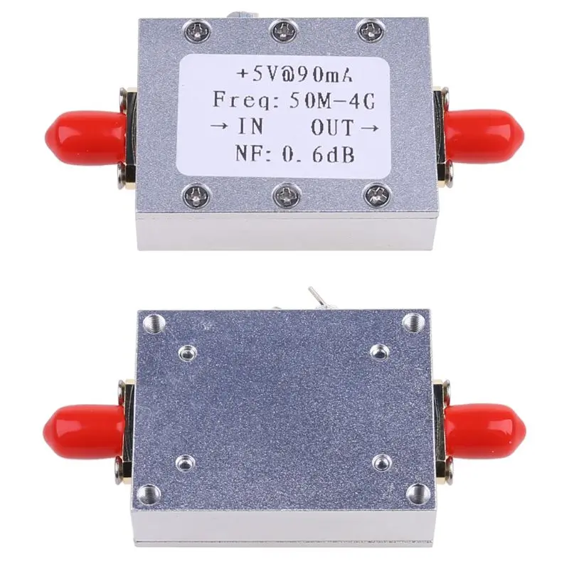 RF Amplifier Low Noise Amplifier Ham Radio Module LNA 50M-4GHz NF=0.6dB RF FM HF VHF UHF Ham Radio -110dBm