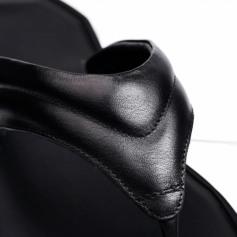 Outdoor Sandals Men Platform Sandals Men Slippers Genuine Leather Roman Cowhide Summer Sandals Designer Slippers Mens