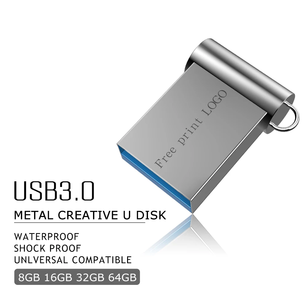 Mini pen drive 32GB pendrive metal usb flash drive 3.0 flash memory stick 16GB Key usb stick 128GB 64GB 8GB 4GB Free Print LOGO (22)