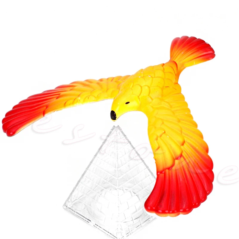 

Magic Balancing Bird Science Desk Toy w/ Base Novelty Eagle Fun Learn Gag Gift R9UE