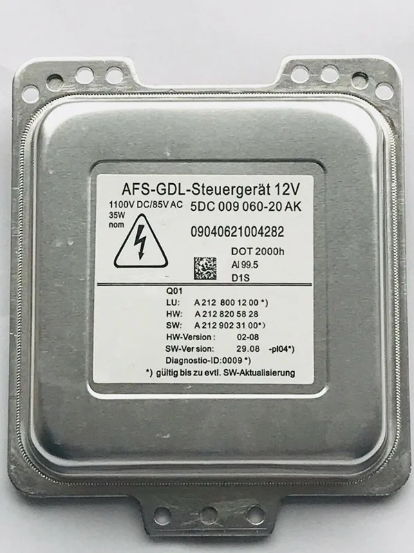 5DC00906020 5DC 009 060 20 212 900 78 04 2129007804 A2118708826 HID балласт ForMercedes номер детали: 2118705585|Лампы для