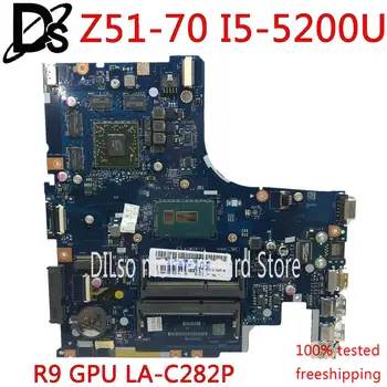 

KEFU AIWZ0/Z1 LA-C282P motherboard for Lenovo Z51-70 Y50C XIAOXIN V4000 notebook motherboard CPU i5 5200U R9 M375 100% test work