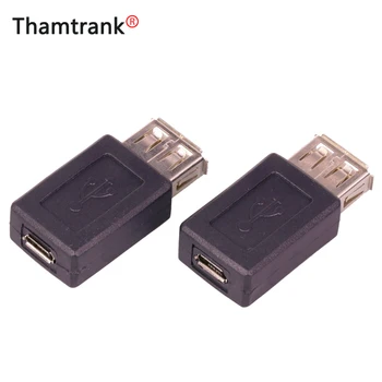 

100pcs USB A Female to Micro usb Female jack Connector extand adapter R Connector