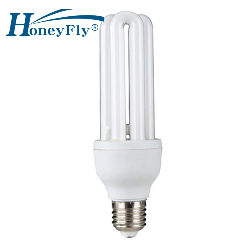 Deens Integraal Fysica HoneyFly 3U Tube Energy Saving Lamp AC220 240V 15W/20W E27 U Shape  Fluorescent Light Bulb Home Lighting|Energy Saving & Fluorescent| -  AliExpress