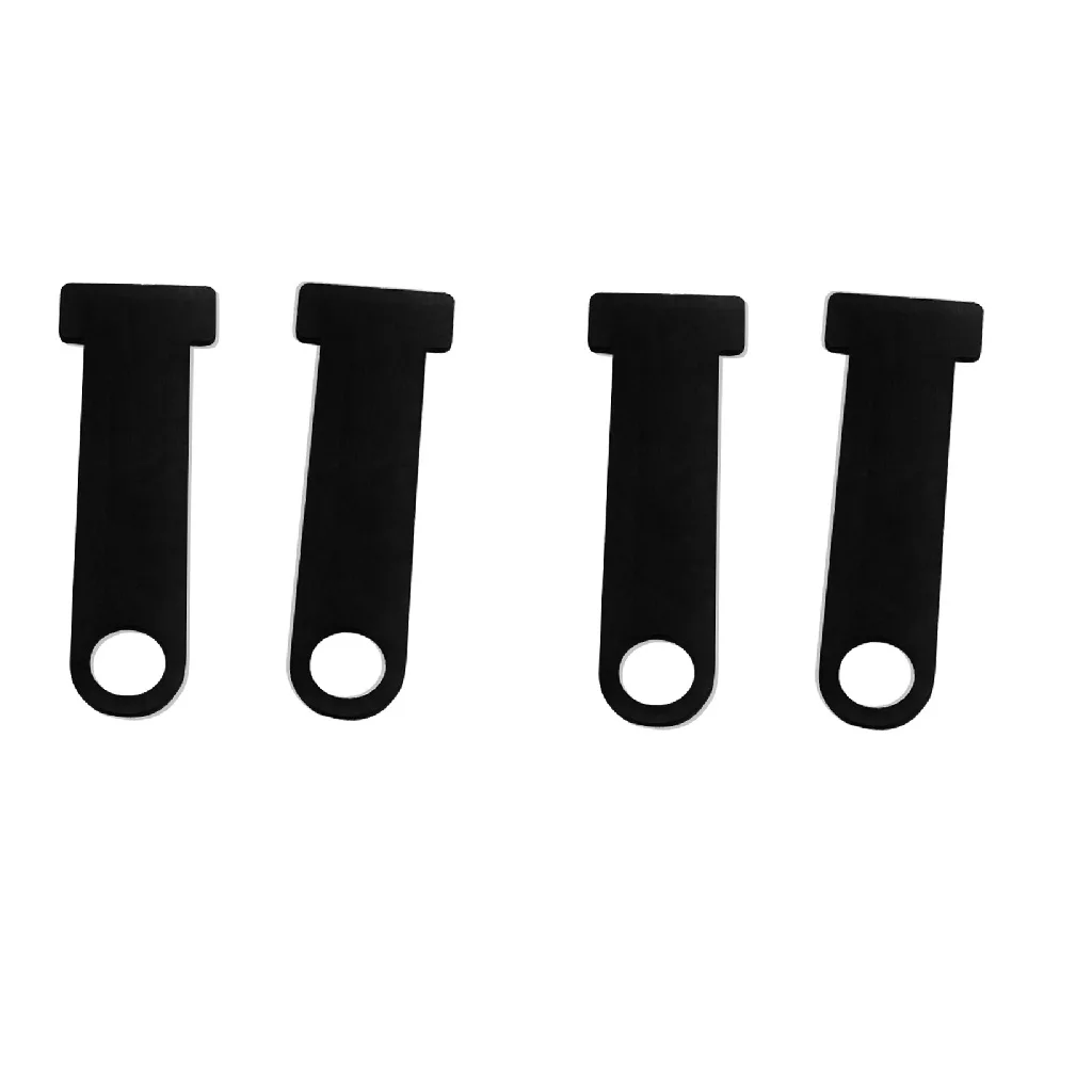 4pcs Universal Motorcycle Scooter Helmet Strap D-Ring Lock Extensions Fit for Open/Full Face Helmets
